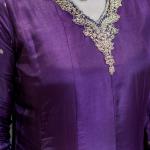 Premium Banarasi Work Anarkali Suit in Chanderi Fabric – Handwork Neck Festive & Wedding Wear Set