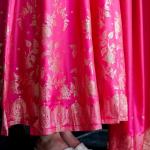 Premium Banarasi Work Anarkali Suit in Chanderi Fabric – Handwork Neck Festive & Wedding Wear Set