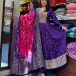 Jashn-E-Bahaaraa Anarkali Flared Kurti Pant Dupatta Set