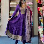 Jashn-E-Bahaaraa Anarkali Flared Kurti Pant Dupatta Set
