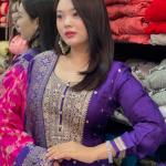 Jashn-E-Bahaaraa Anarkali Flared Kurti Pant Dupatta Set