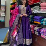 Jashn-E-Bahaaraa Anarkali Flared Kurti Pant Dupatta Set