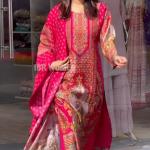 Softy Muslin Pakistani Suit with Mirror Work