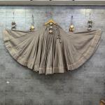 RJ Luxe Flare 20Mtr Pure Roman Silk Skirt Chaniya (Heavy Border & Lining)