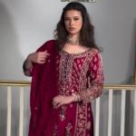 MD-3034 | Luxe Pakistani Designer Organza Suit Set