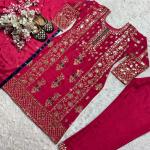 MD-3034 | Luxe Pakistani Designer Organza Suit Set