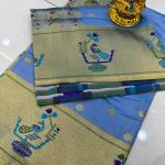 Mor Bangadi Paithani 2 – Pure Silk Handloom Saree with Gold Zari