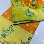 Mor Bangadi Paithani 2 – Pure Silk Handloom Saree with Gold Zari