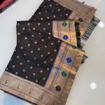 | Premium Soft Silk Paithani Saree with Meena Work