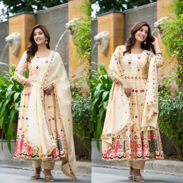NF1234 - Alia Cut Premium Designer Anarkali Suit Set