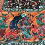 AURA by YSL – Kalamkari Linen Printed Saree with Blouse Piece