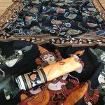 AURA by YSL – Kalamkari Linen Printed Saree with Blouse Piece