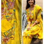 DT BRAND Yashvi Cotton Kurti Pant & Dupatta Set – Stylish Neck Design