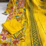 DT BRAND Yashvi Cotton Kurti Pant & Dupatta Set – Stylish Neck Design