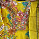 DT BRAND Yashvi Cotton Kurti Pant & Dupatta Set – Stylish Neck Design