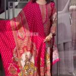 DT BRAND Lilac Elegance Muslin Pakistani Suit Set – Digital Print & Hand Embroidery
