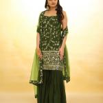 TF-293 | Real Model Premium Georgette Embroidered Palazzo Set