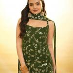 TF-293 | Real Model Premium Georgette Embroidered Palazzo Set