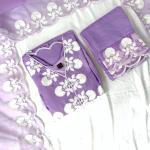Royal Grace | Wedding Special Roman Silk Embroidered Suit Set