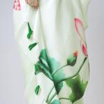 Blossom Luxe – Floral Print Heavy Japan Satin Saree with Plain Satin Blouse (GRTN2194)