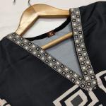DT BRAND Charcoal Digital Panel Printed Kurta & Pant Set – Trendy Office Wear
