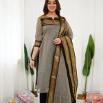 DT BRAND Ameera South Cotton Kurti-Leggings & Dupatta Set – Showroom Quality Elegance
