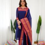 DT BRAND Ameera South Cotton Kurti-Leggings & Dupatta Set – Showroom Quality Elegance