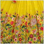 TF-374 | Organza Embroidered Lehenga Set with Sequins & Thread Work
