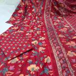 DT BRAND Eliza Cambric Cotton A-Line Kurti Pant Dupatta Set – Sequence Yoke Detailing