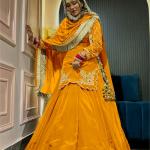 Zehra Royale – Designer Crepe Silk Lehenga Set (MF-448)