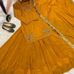 Zehra Royale – Designer Crepe Silk Lehenga Set (MF-448)