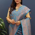 Copper Silk | Pure Soft Silk Saree with Pure Zari Weaving