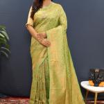 Copper Silk | Pure Soft Silk Saree with Pure Zari Weaving