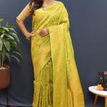 Copper Silk | Pure Soft Silk Saree with Pure Zari Weaving