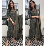 DT BRAND Meher Pure Cotton Pocket Suit Set – Mill Print Dupatta | Showroom Quality