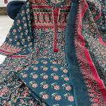 DT BRAND Meher Pure Cotton Pocket Suit Set – Mill Print Dupatta | Showroom Quality