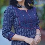 DT BRAND Elegant Cotton Katha Kurti & Pant Set – Office & College Wear