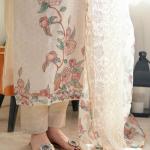 Noor Off-White Printed Lilan Cotton Suit Set – Elegant Everyday & Festive Wear