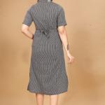 Myra Premium Cotton A-Line Gown – With Dual Front Pockets