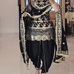 Nayra Designer Party Wear Dhoti Set – Crepe Silk with Sequin Embroidery & Dupatta