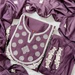 Myra Summer Muslin Handwork Kurti Set – Dupatta & Pant Combo