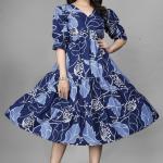 Aarvi American Crepe One-Piece Long Gown – Everyday Elegance