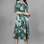 Aarvi American Crepe One-Piece Long Gown – Everyday Elegance