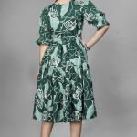 Aarvi American Crepe One-Piece Long Gown – Everyday Elegance