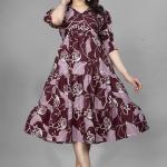 Aarvi American Crepe One-Piece Long Gown – Everyday Elegance