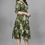 Aarvi American Crepe One-Piece Long Gown – Everyday Elegance