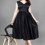 Velora Sleeveless Imported Velvet One-Piece Gown – Design 3200