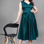 Velora Sleeveless Imported Velvet One-Piece Gown – Design 3200