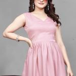 Velora Sleeveless Imported Velvet One-Piece Gown – Design 3200