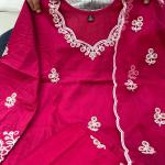 Zoya Grace – Faux Georgette Embroidered Co-Ord Set with Dupatta